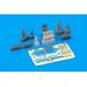 Eduard 672223 1/72 Fokker D.VII (OAW) engine/Mercedes D.III Brassin for Aircraft