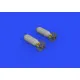 Eduard 672244 1/72 US 1000lb bombs Brassin for Aircraft