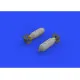 Eduard 672244 1/72 US 1000lb bombs Brassin for Aircraft