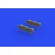 Eduard 672250 1/72 Spitfire Mk.Vc exhaust stacks Brassin for Aircraft