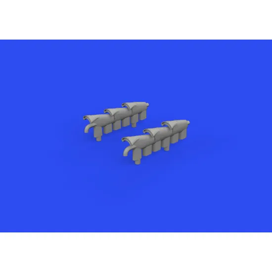 Eduard 672250 1/72 Spitfire Mk.Vc exhaust stacks Brassin for Aircraft