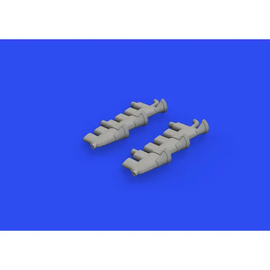 Eduard 672250 1/72 Spitfire Mk.Vc exhaust stacks Brassin for Aircraft