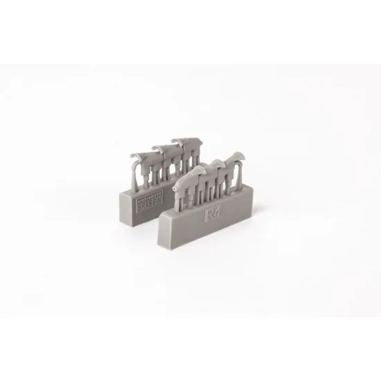 Eduard 672250 1/72 Spitfire Mk.Vc exhaust stacks Brassin for Aircraft