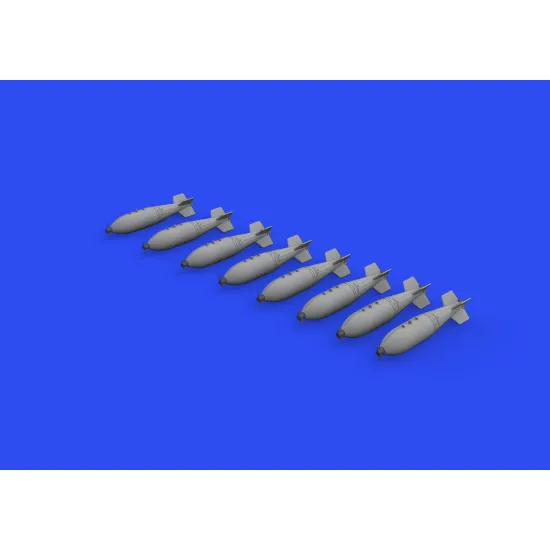 Eduard 672277 1/72 British 1000lb retarded bombs Brassin for Aircraft