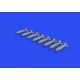Eduard 672277 1/72 British 1000lb retarded bombs Brassin for Aircraft