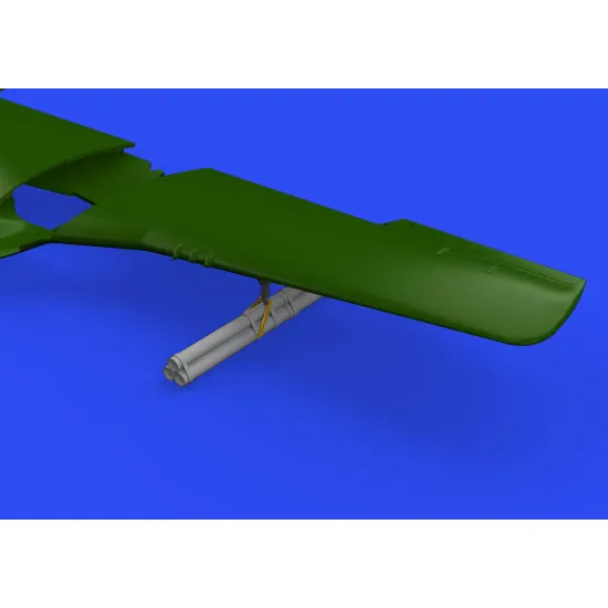 Eduard 672281 1/72 P-51B/C bazooka rocket launcher Brassin for Aircraft