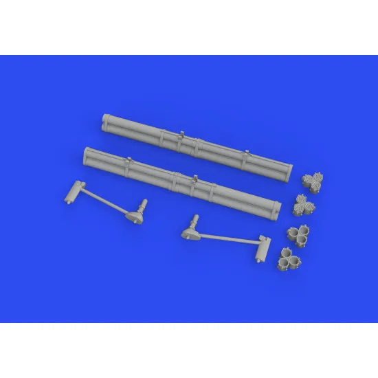 Eduard 672281 1/72 P-51B/C bazooka rocket launcher Brassin for Aircraft