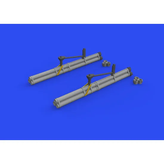 Eduard 672281 1/72 P-51B/C bazooka rocket launcher Brassin for Aircraft
