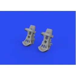 Eduard 672292 1/72 Luftwaffe rudder pedals PRINT Brassin for Aircraft