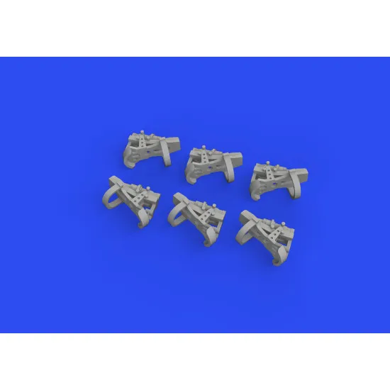 Eduard 672292 1/72 Luftwaffe rudder pedals PRINT Brassin for Aircraft