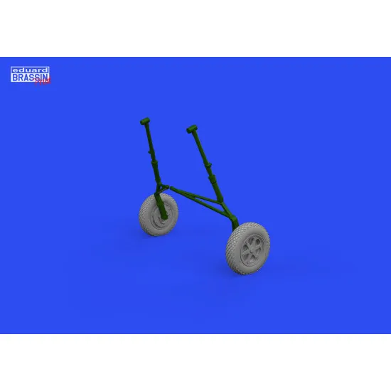 Eduard 672299 1/72 F4F wheels late PRINT Brassin for Aircraft