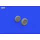 Eduard 672299 1/72 F4F wheels late PRINT Brassin for Aircraft