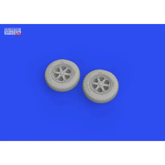 Eduard 672299 1/72 F4F wheels late PRINT Brassin for Aircraft
