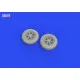 Eduard 672299 1/72 F4F wheels late PRINT Brassin for Aircraft
