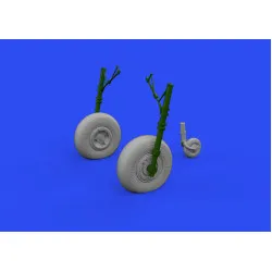 Eduard 672302 1/72 Hurricane Mk.I wheels Brassin for Aircraft