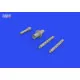 Eduard 672307 1/72 P-39Q gun barrels PRINT Brassin for Aircraft