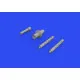 Eduard 672307 1/72 P-39Q gun barrels PRINT Brassin for Aircraft