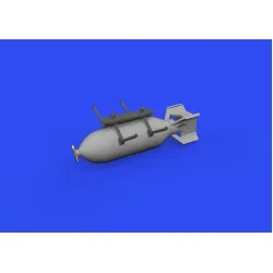Eduard 672308 1/72 P-39Q 500lb bomb PRINT Brassin for Aircraft