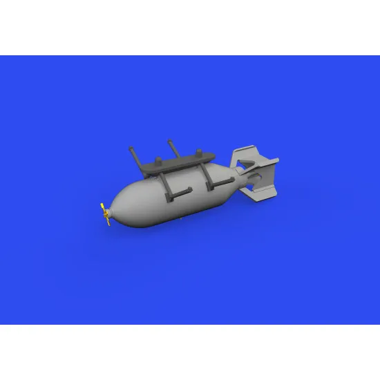 Eduard 672308 1/72 P-39Q 500lb bomb PRINT Brassin for Aircraft