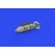 Eduard 672308 1/72 P-39Q 500lb bomb PRINT Brassin for Aircraft