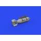 Eduard 672308 1/72 P-39Q 500lb bomb PRINT Brassin for Aircraft