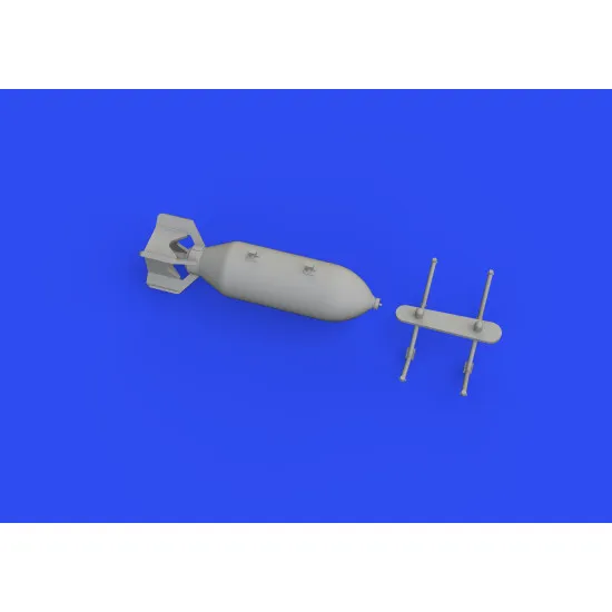 Eduard 672308 1/72 P-39Q 500lb bomb PRINT Brassin for Aircraft