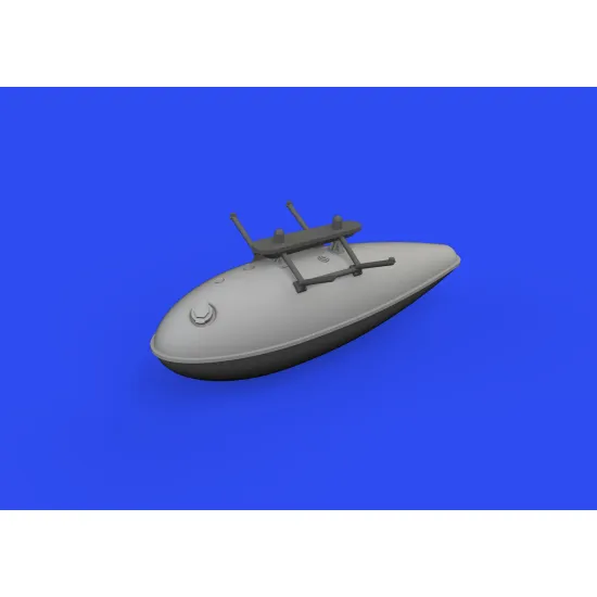 Eduard 672309 1/72 P-39Q 75gal drop tank PRINT Brassin for Aircraft