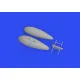 Eduard 672309 1/72 P-39Q 75gal drop tank PRINT Brassin for Aircraft
