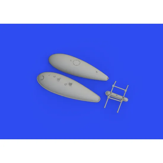 Eduard 672309 1/72 P-39Q 75gal drop tank PRINT Brassin for Aircraft