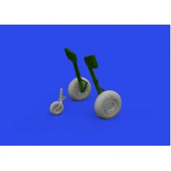 Eduard 672310 1/72 Bf 110E wheels Brassin for Aircraft