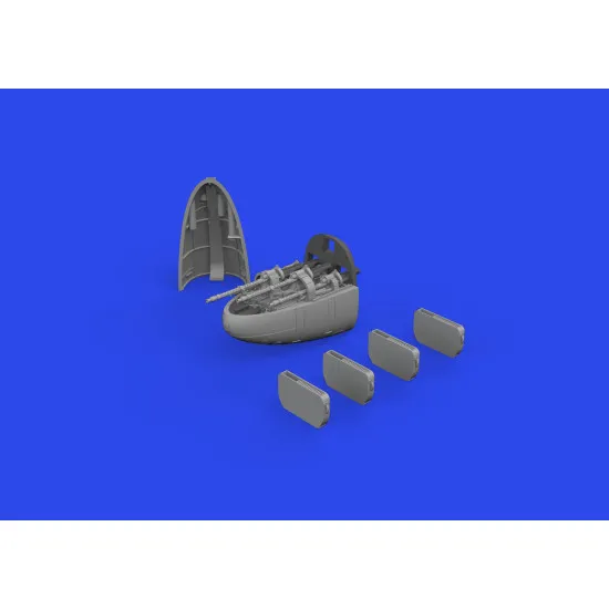 Eduard 672311 1/72 Bf 110E nose guns PRINT Brassin for Aircraft
