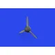 Eduard 672313 1/72 Bf 109F propeller early PRINT Brassin for Aircraft