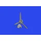 Eduard 672313 1/72 Bf 109F propeller early PRINT Brassin for Aircraft