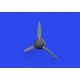 Eduard 672314 1/72 Bf 109F propeller late PRINT Brassin for Aircraft