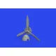 Eduard 672314 1/72 Bf 109F propeller late PRINT Brassin for Aircraft
