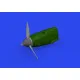 Eduard 672314 1/72 Bf 109F propeller late PRINT Brassin for Aircraft