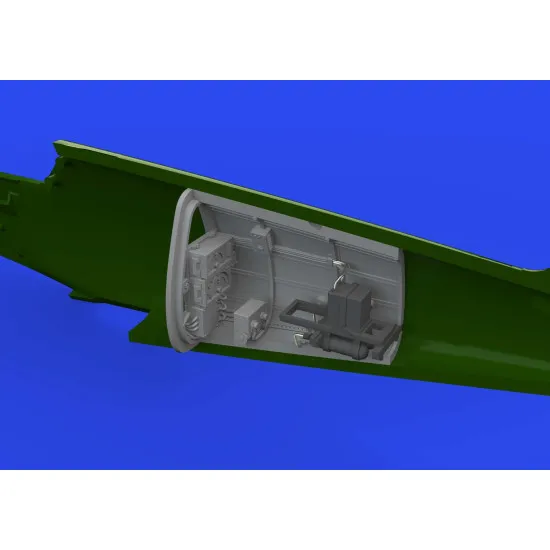 Eduard 672318 1/72 Bf 109F radio compartment PRINT Brassin for Aircraft