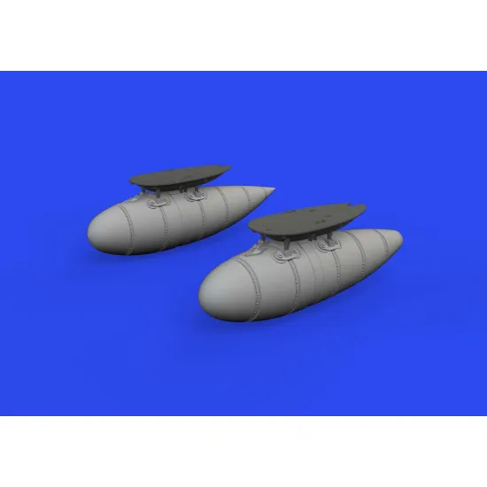 Eduard 672321 1/72 Bf 109F/G external fuel tanks Brassin for Aircraft