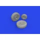 Eduard 672333 1/72 F-35A wheels Brassin for Aircraft