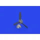 Eduard 672346 1/72 Bf 109G propeller PRINT Brassin for Aircraft
