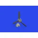 Eduard 672346 1/72 Bf 109G propeller PRINT Brassin for Aircraft