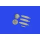 Eduard 672346 1/72 Bf 109G propeller PRINT Brassin for Aircraft
