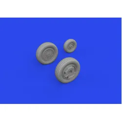 Eduard 672351 1/72 L-39 wheels PRINT Brassin for Aircraft