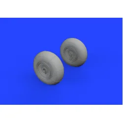 Eduard 672354 1/72 Me 410 wheels Brassin for Aircraft
