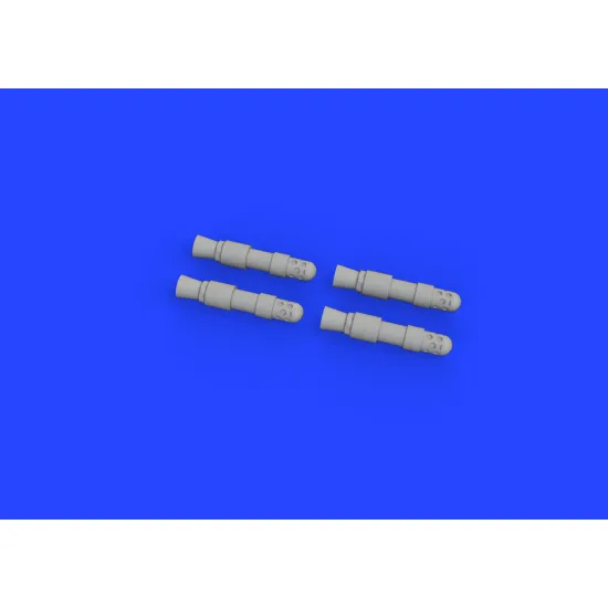 Eduard 672355 1/72 Bf 109G-5/G-6 gun barrels PRINT Brassin for Aircraft