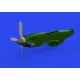 Eduard 672362 1/72 P-51D Hamilton Standard propeller uncuffed PRINT Brassin for Aircraft