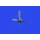 Eduard 672362 1/72 P-51D Hamilton Standard propeller uncuffed PRINT Brassin for Aircraft