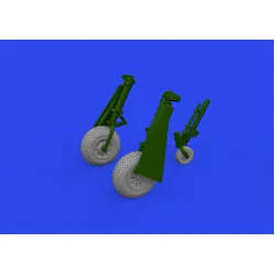 Eduard 672368 1/72 P-51D wheels cross tread Brassin for Aircraft