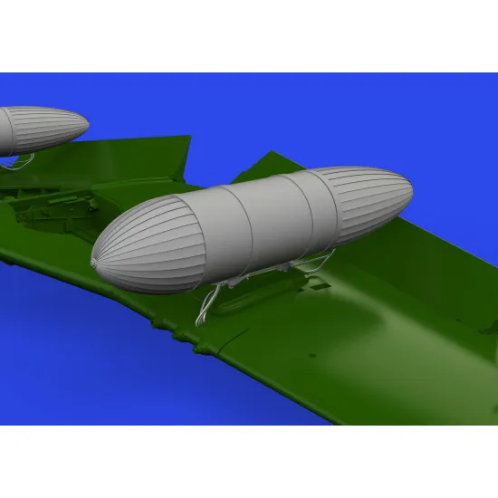 Eduard 672374 1/72 P-51D 108gal paper drop tanks PRINT Brassin for Aircraft