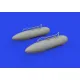 Eduard 672374 1/72 P-51D 108gal paper drop tanks PRINT Brassin for Aircraft